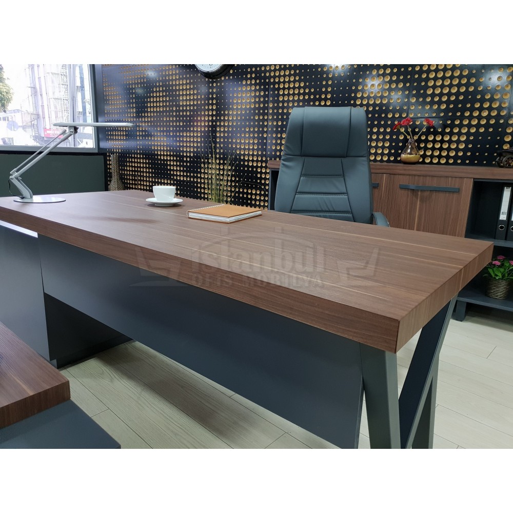 Cómoda Junta Ejecutiva Canberra Nuez Antracita