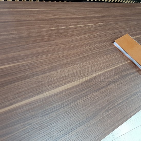 Conseil D'Administration Canberra Commode En Noyer Anthracite