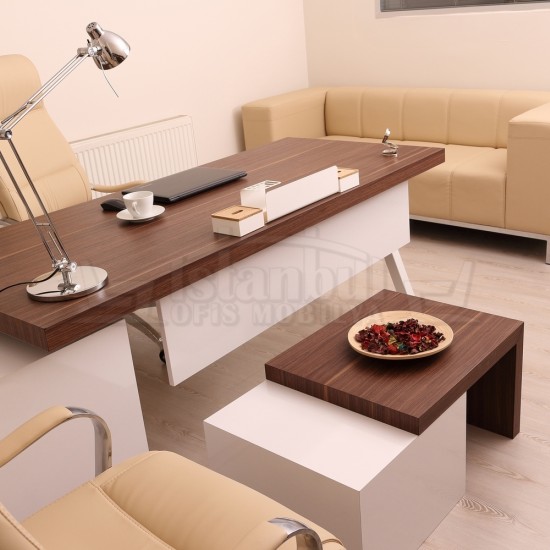 Conseil D'Administration Canberra Commode En Noyer Blanc