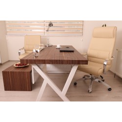 Conseil D'Administration Canberra Commode En Noyer Blanc