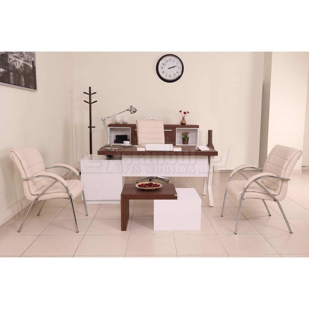 Conseil D'Administration Canberra Commode En Noyer Blanc