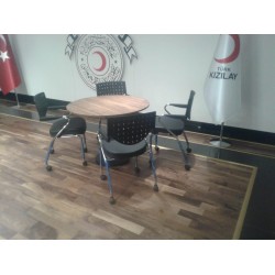 Table Ronde Réunion Bureau D'Istanbul Metal