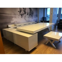Bureau Blanc Bureau Exécutif Classe S Grand
