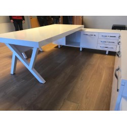 Bureau Blanc Bureau Exécutif Classe S Grand