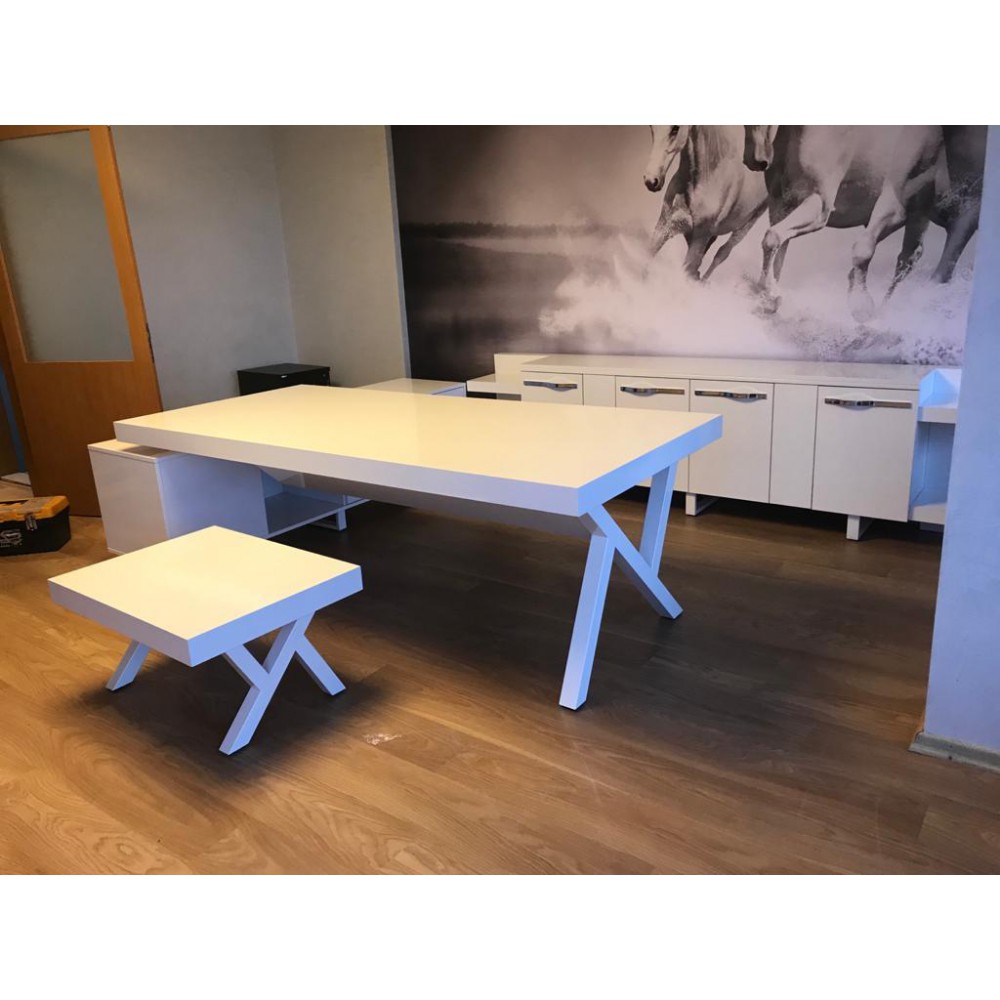 Bureau Blanc Bureau Exécutif Classe S Grand