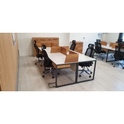 Bureau Multi Zealand Pour Quatre Personnes 276 X 138 Cm