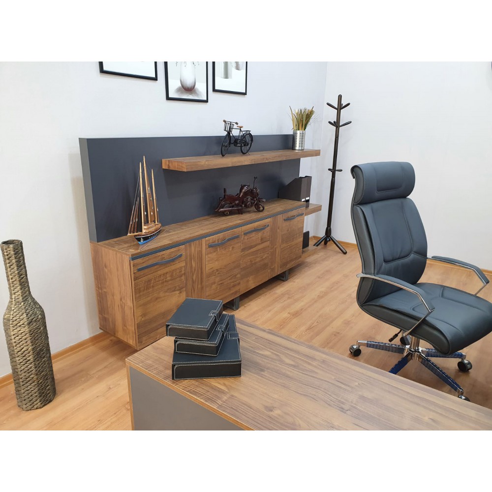 Équipe De Direction Bureau D'Istanbul Table De Première Classe - Pablo Anthracite