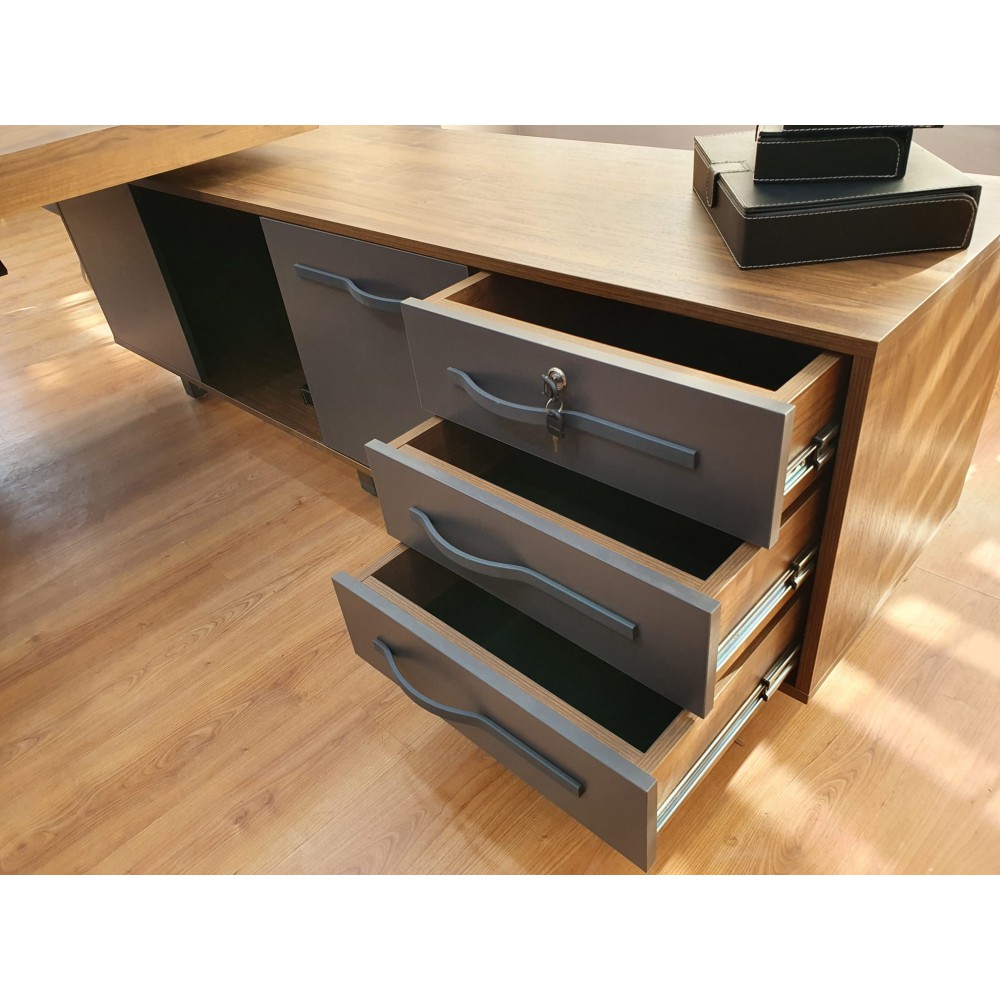 Équipe De Direction Bureau D'Istanbul Table De Première Classe - Pablo Anthracite