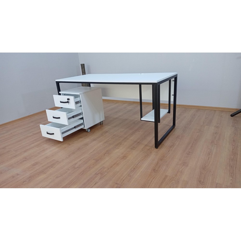 Bureau De Travail Avec White Keson