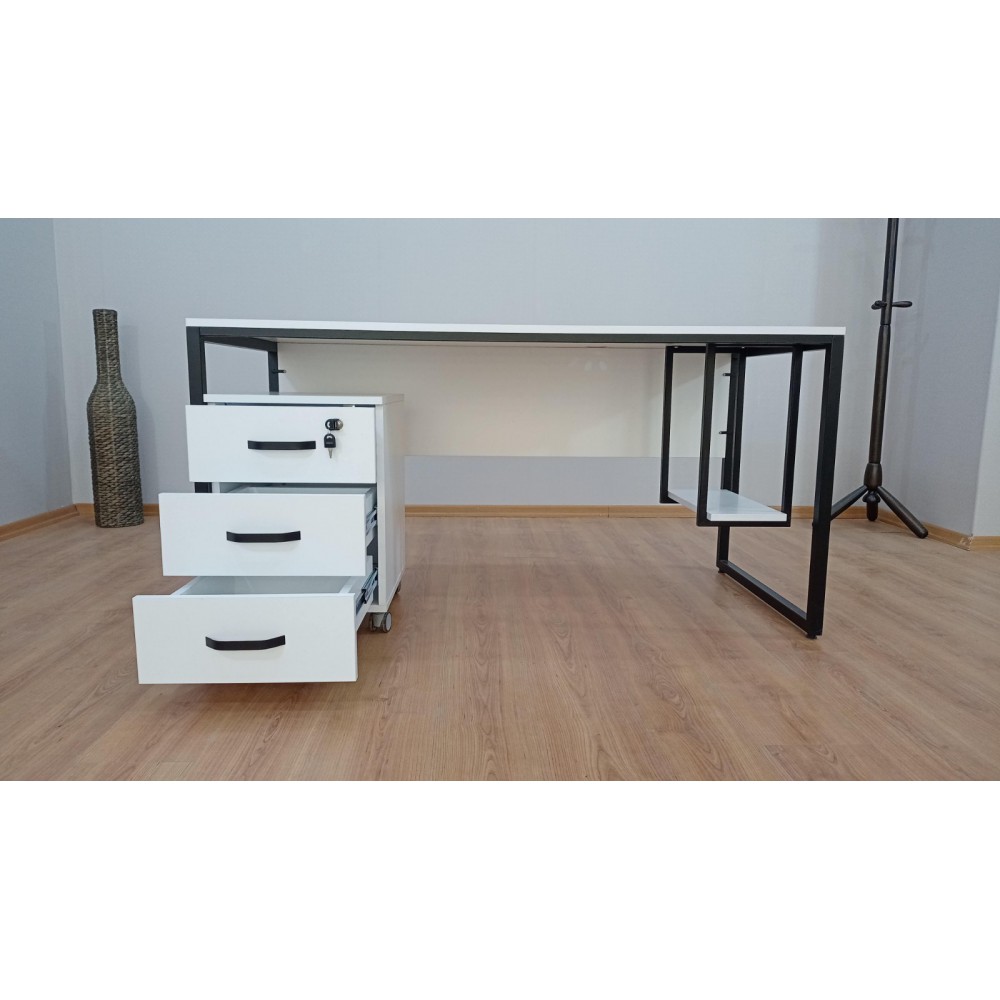 Bureau De Travail Avec White Keson