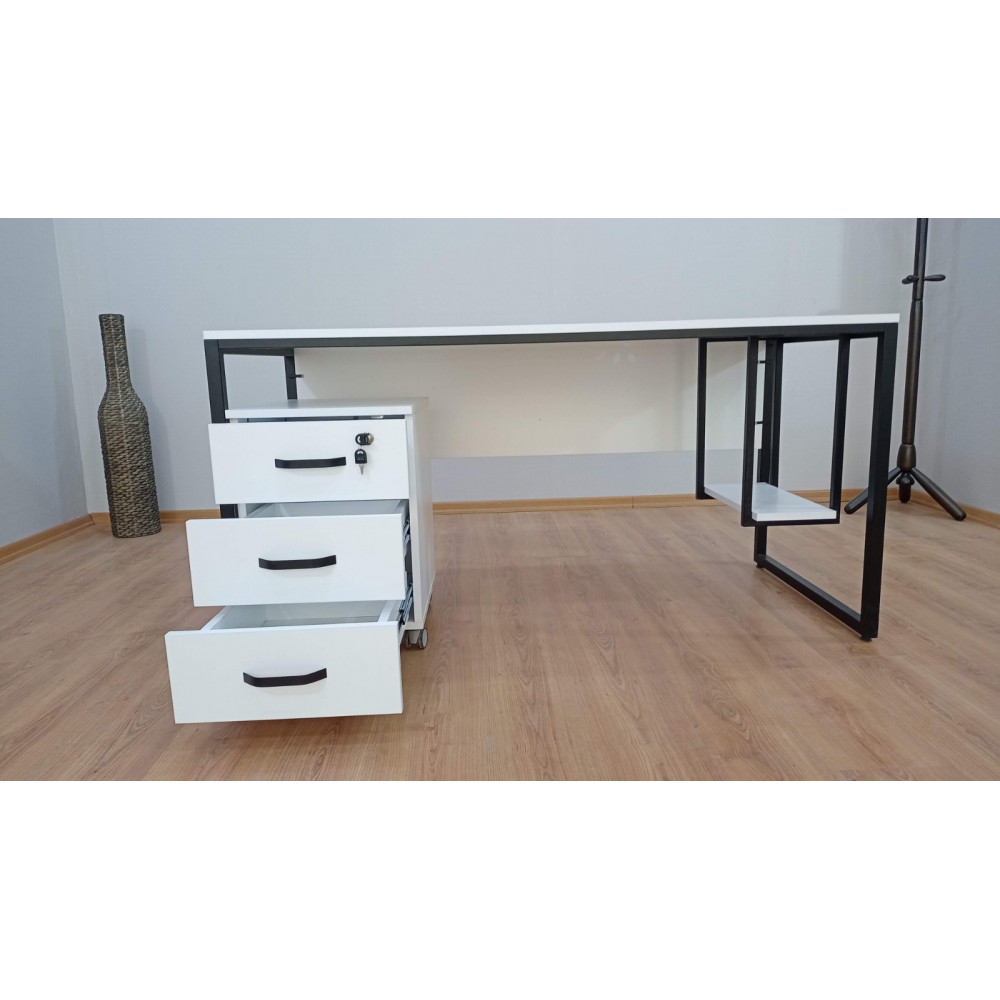 Bureau De Travail Avec White Keson
