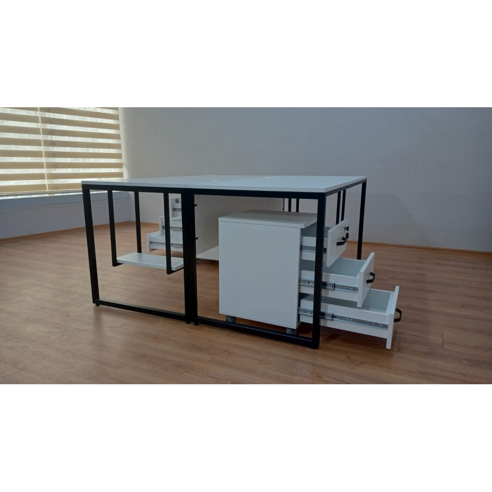 Bureau Binaire Keson Blanc