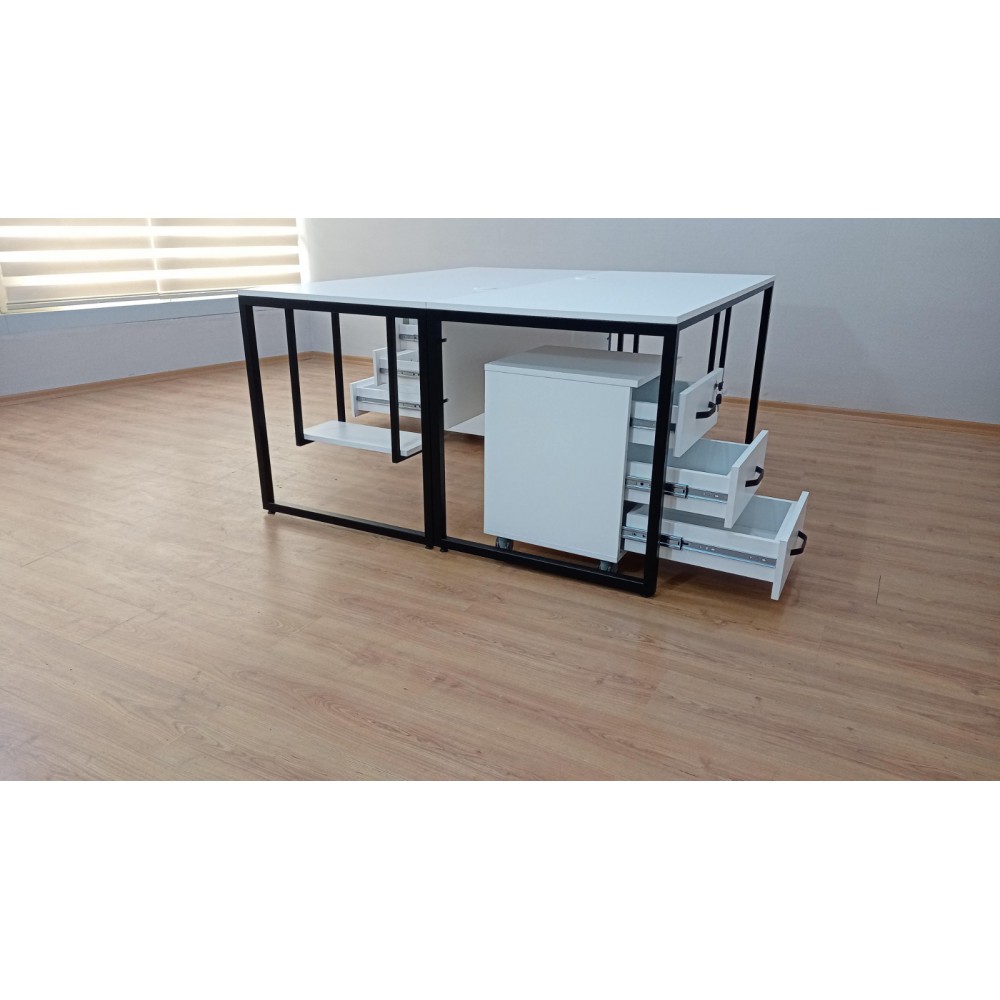 Bureau Binaire Keson Blanc