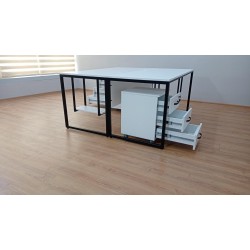 Bureau Binaire Keson Blanc