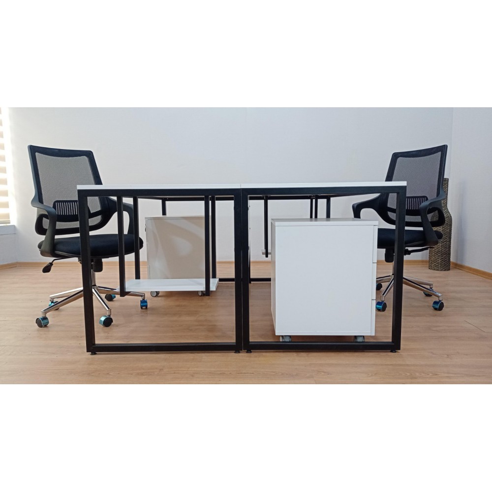 Bureau Binaire Keson Blanc