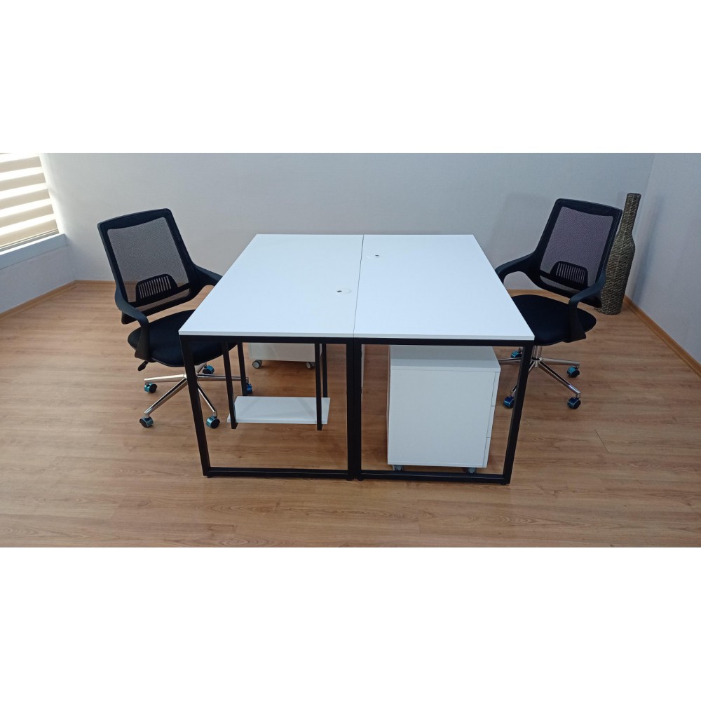 Bureau Binaire Keson Blanc