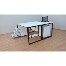 Bureau Binaire Keson Blanc