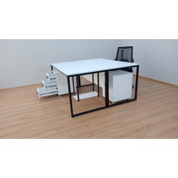 Bureau Binaire Keson Blanc