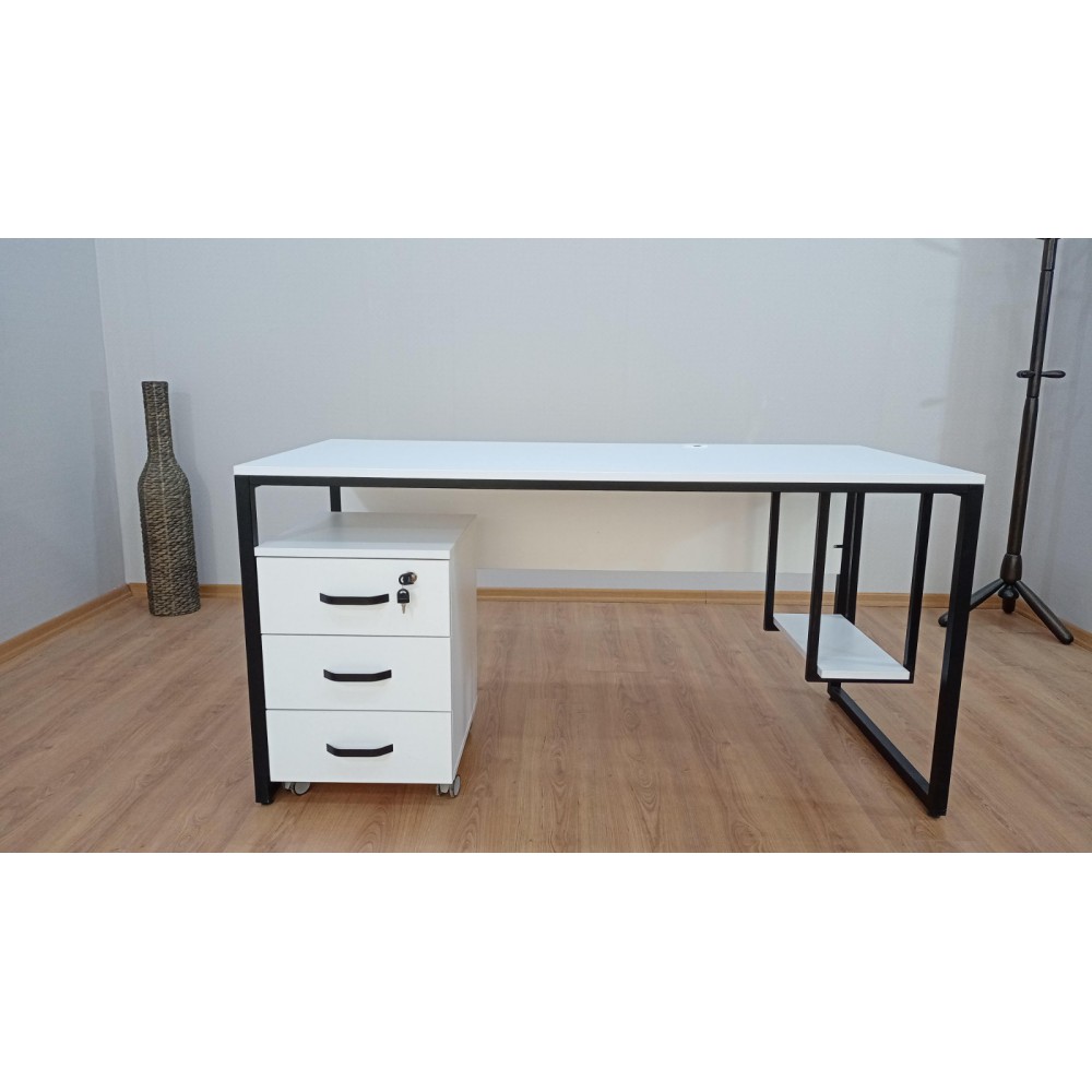 Bureau De Travail Avec White Keson