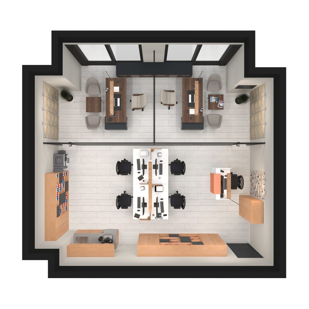 Bureau D'Architecture De Meubles De Bureau