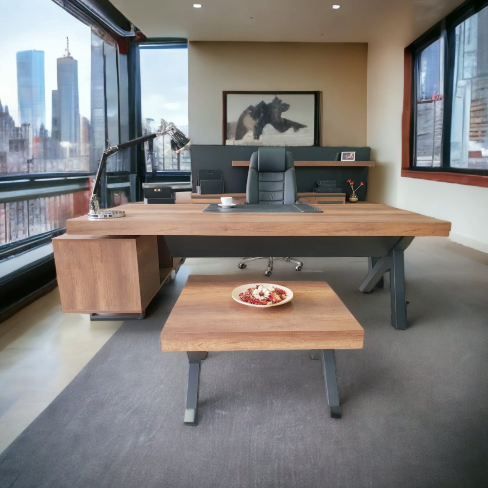 Équipe De Direction Bureau D'Istanbul Table De Première Classe - Noir Baroque