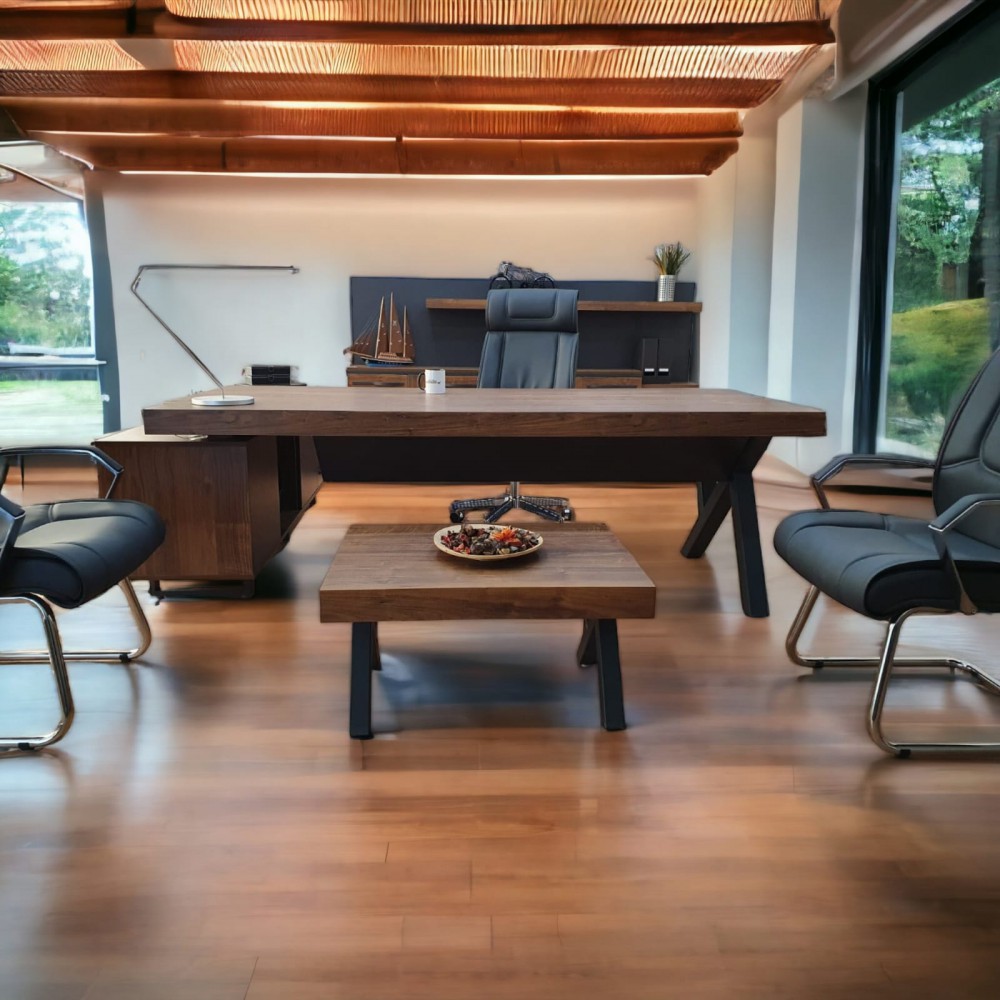 Équipe De Direction Bureau D'Istanbul Table De Première Classe - Pablo Anthracite