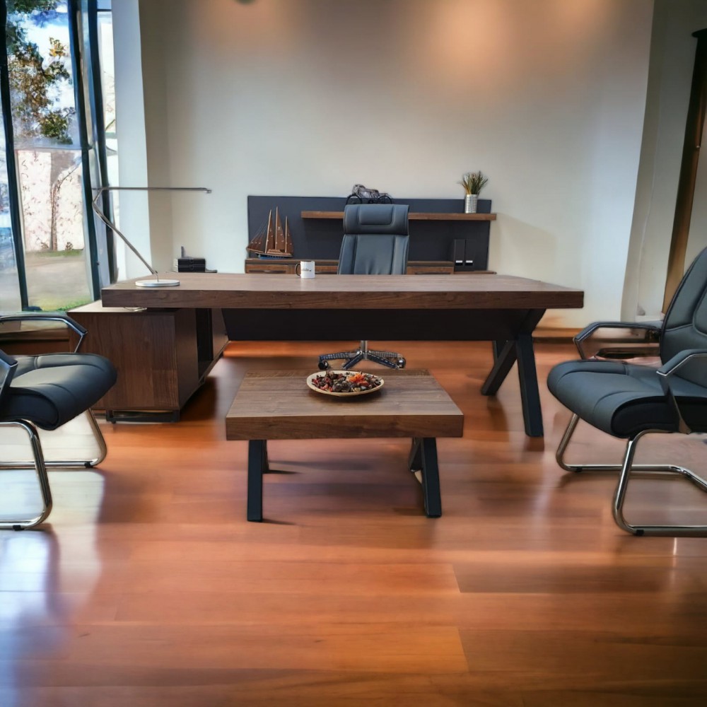 Équipe De Direction Bureau D'Istanbul Table De Première Classe - Pablo Anthracite