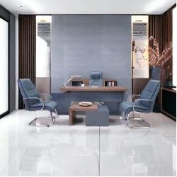 Bureau Exécutif Bureau Istanbul Canberra - Anthracite Noyer