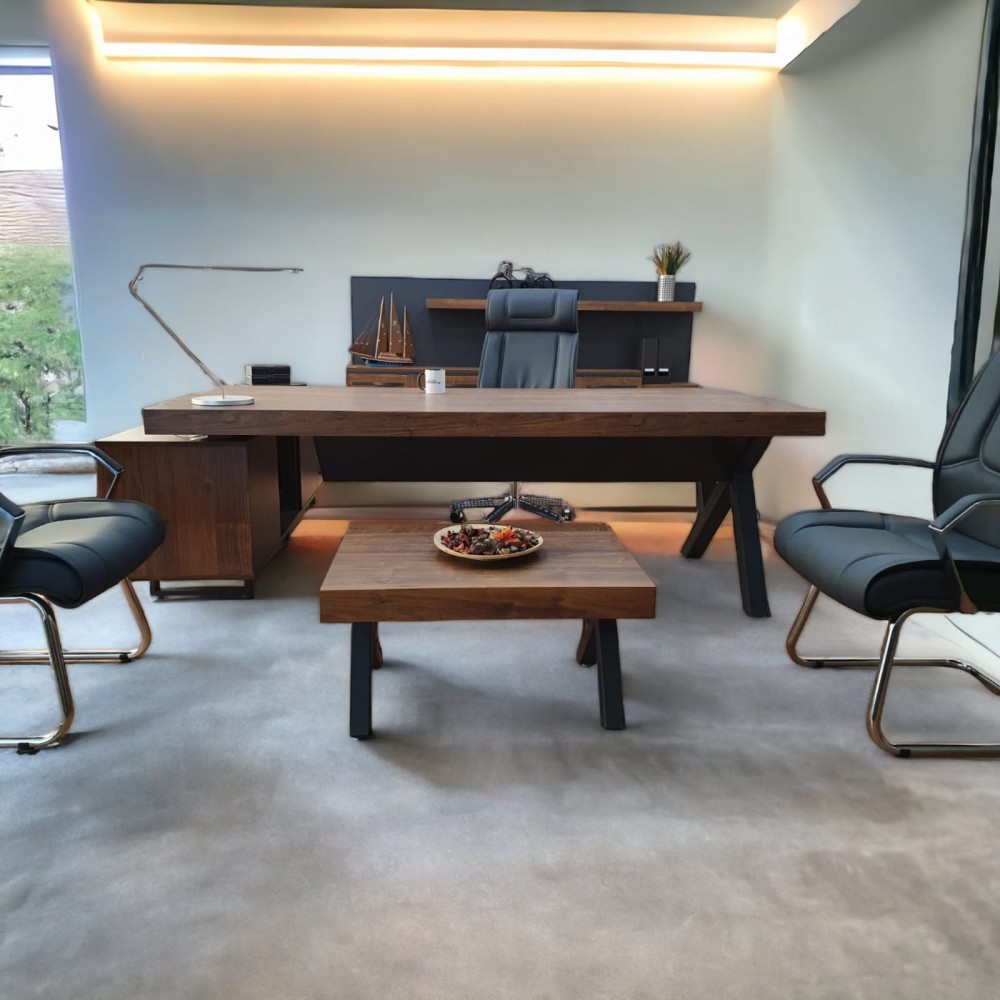 Équipe De Direction Bureau D'Istanbul Table De Première Classe - Pablo Anthracite