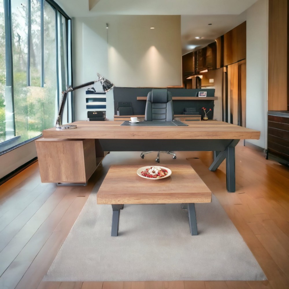 Équipe De Direction Bureau D'Istanbul Table De Première Classe - Noir Baroque