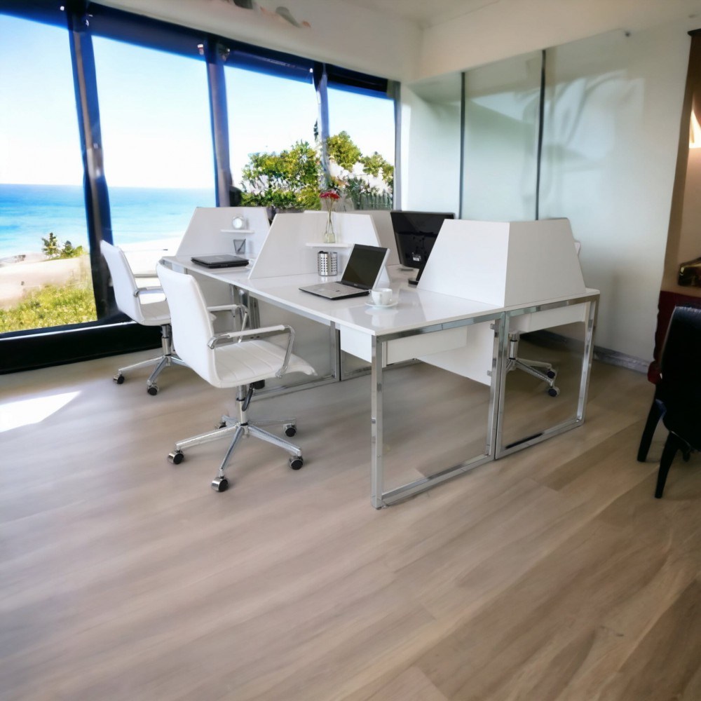 Bureau Multi Zealand Pour Quatre Personnes 276 X 138 Cm