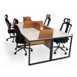 Bureau Multi Zealand Pour Quatre Personnes 276 X 138 Cm