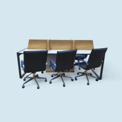 Apple Pour Six Personnes Multiples Bureau De Poste De Travail