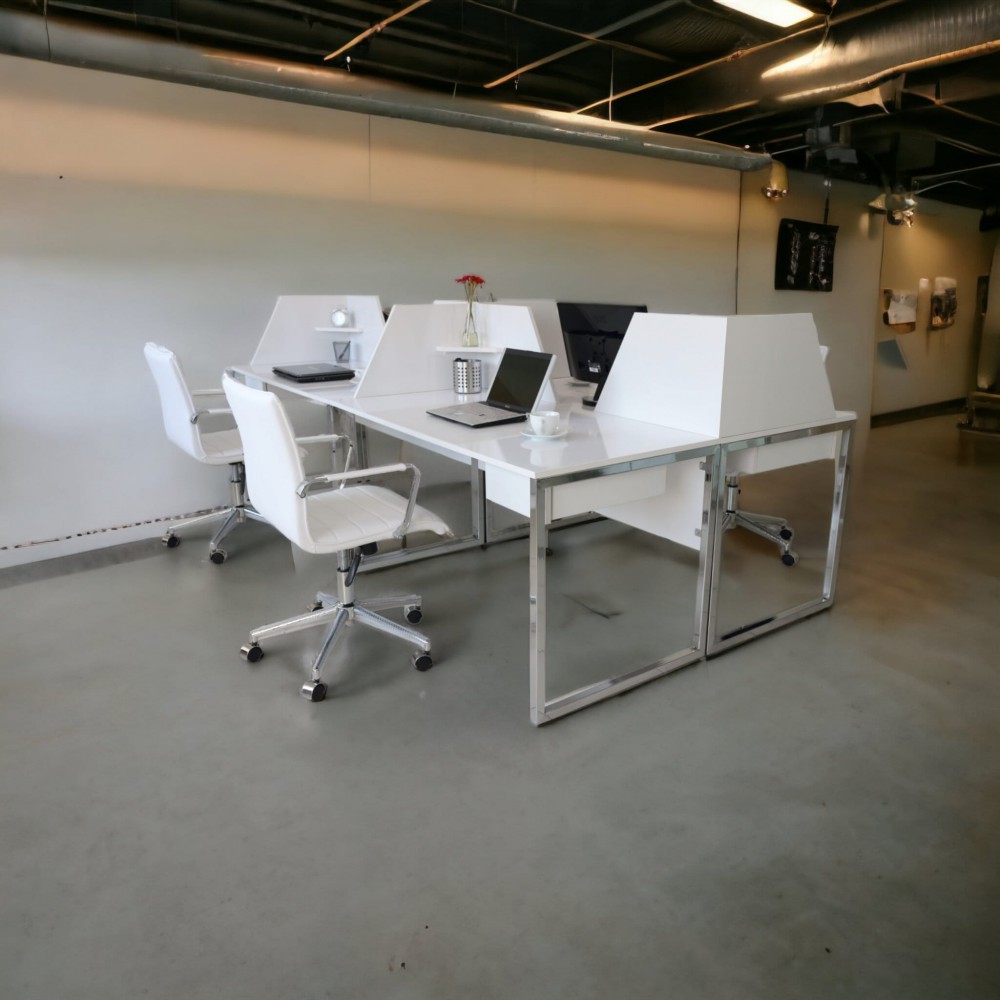 Bureau Multi Zealand Pour Quatre Personnes 276 X 138 Cm