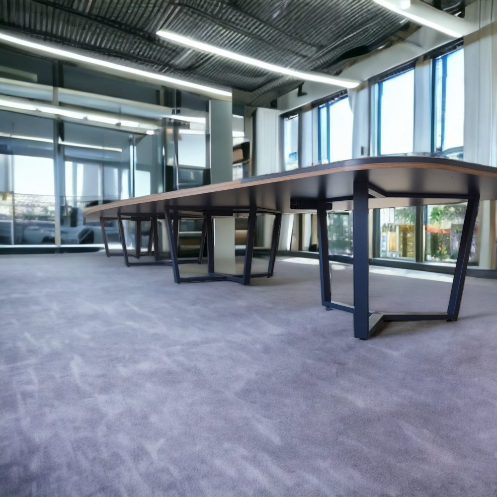 Grand Bureau De Réunion Ovale 20-22 Personnes