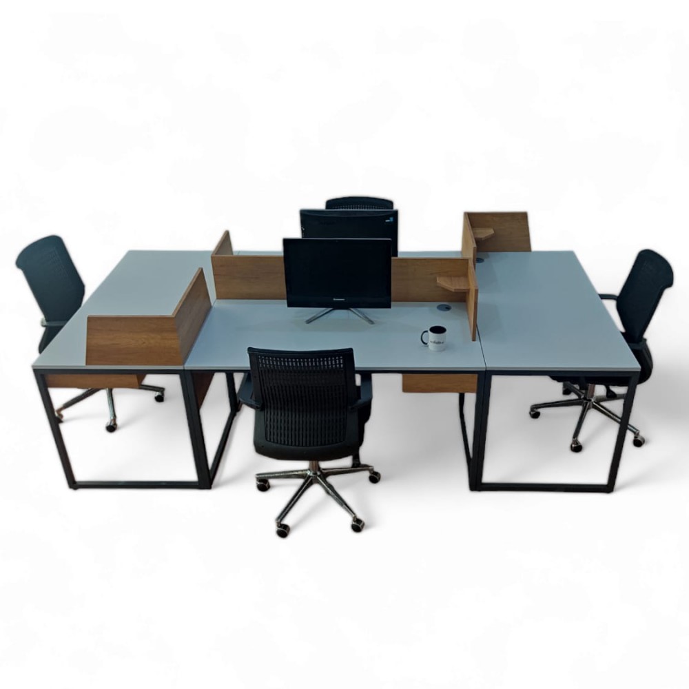 Bureau Multi Zealand Pour Quatre Personnes 276 X 138 Cm