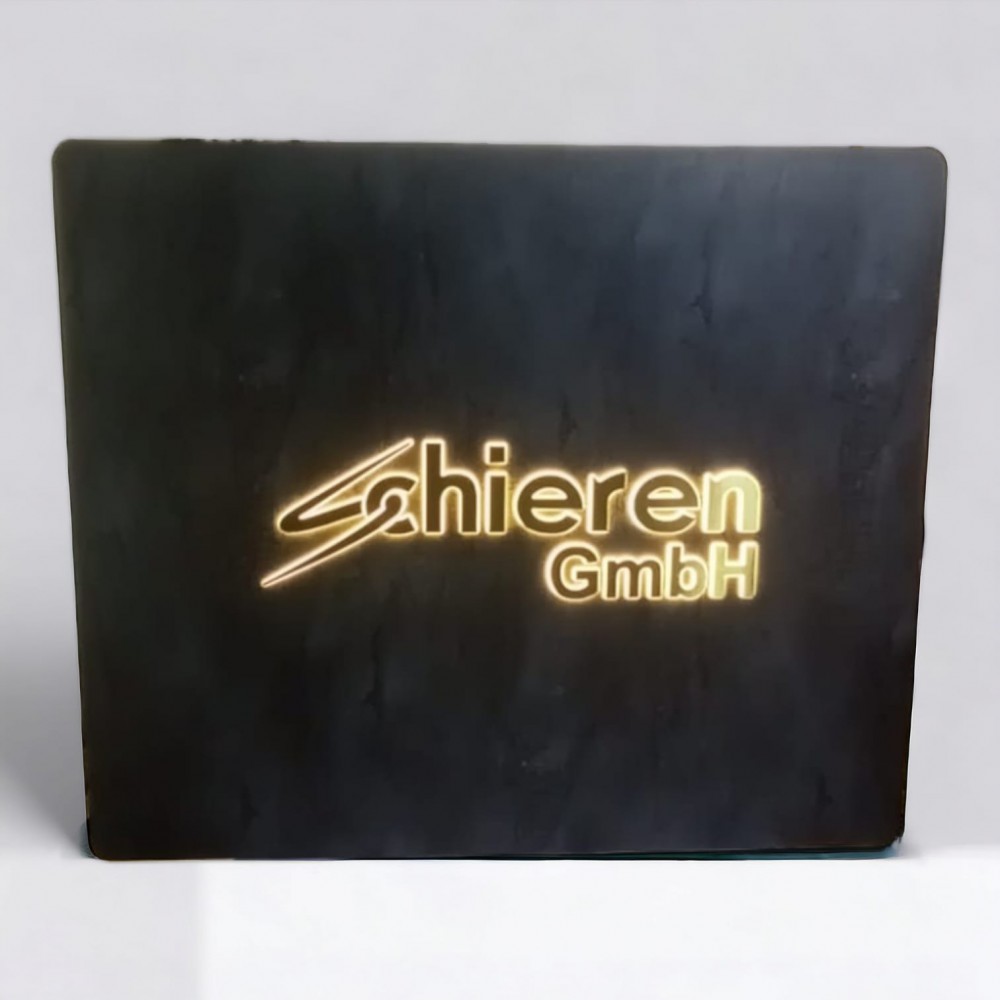 Décoration Murale De Bureau Avec Logo Led 3D