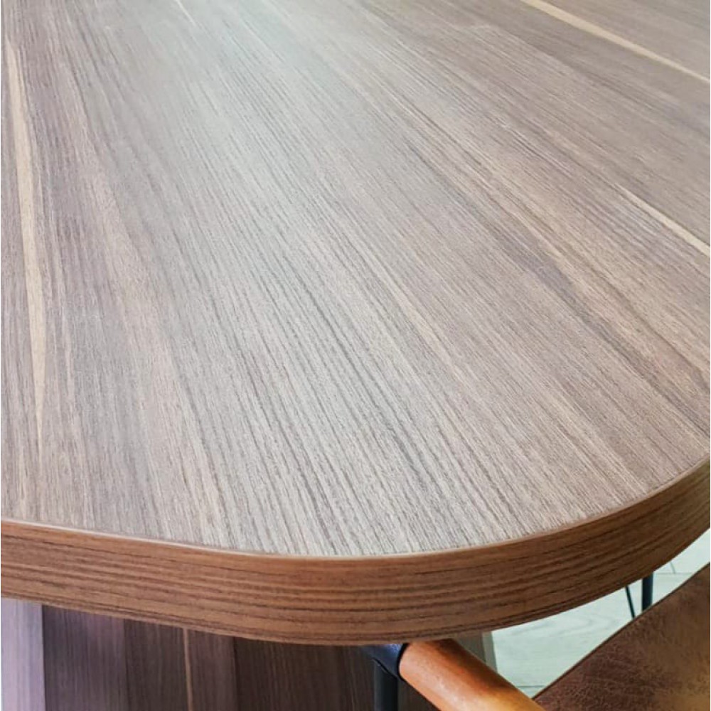 Pied conique en bois de réunion ronde