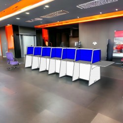 Bureau du centre d'appels