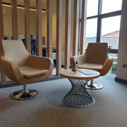 Table basse de devant de bureau Eiffel