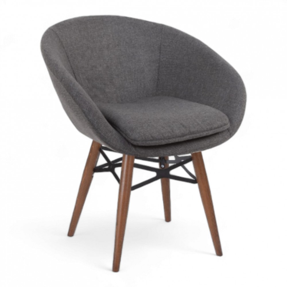 Lucy  Dur En Bois Chaise De Clients