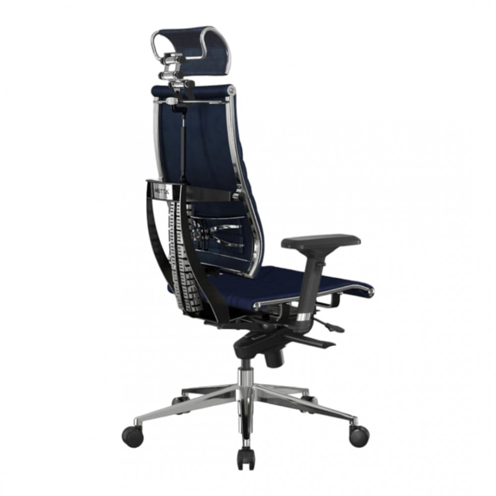 Chaise De Direction En Velours Avec Structure Métallique