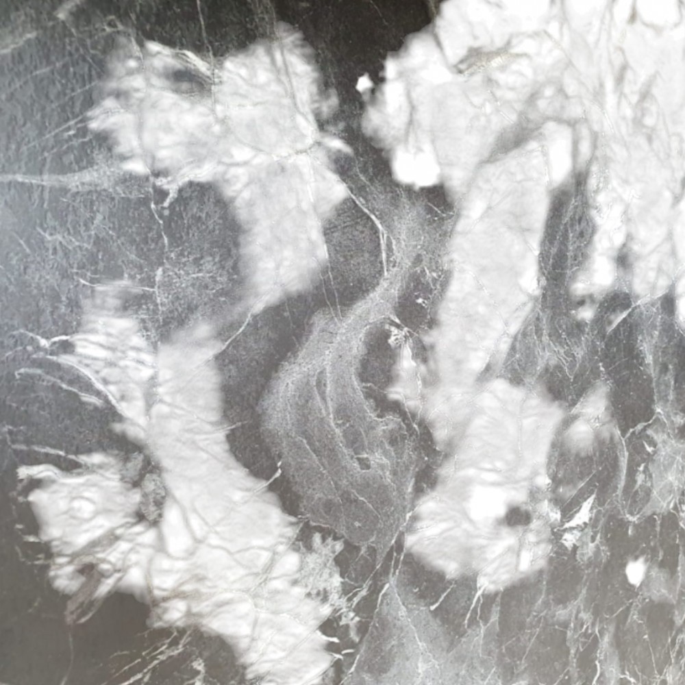 Table de réunion en bois à motif de marbre