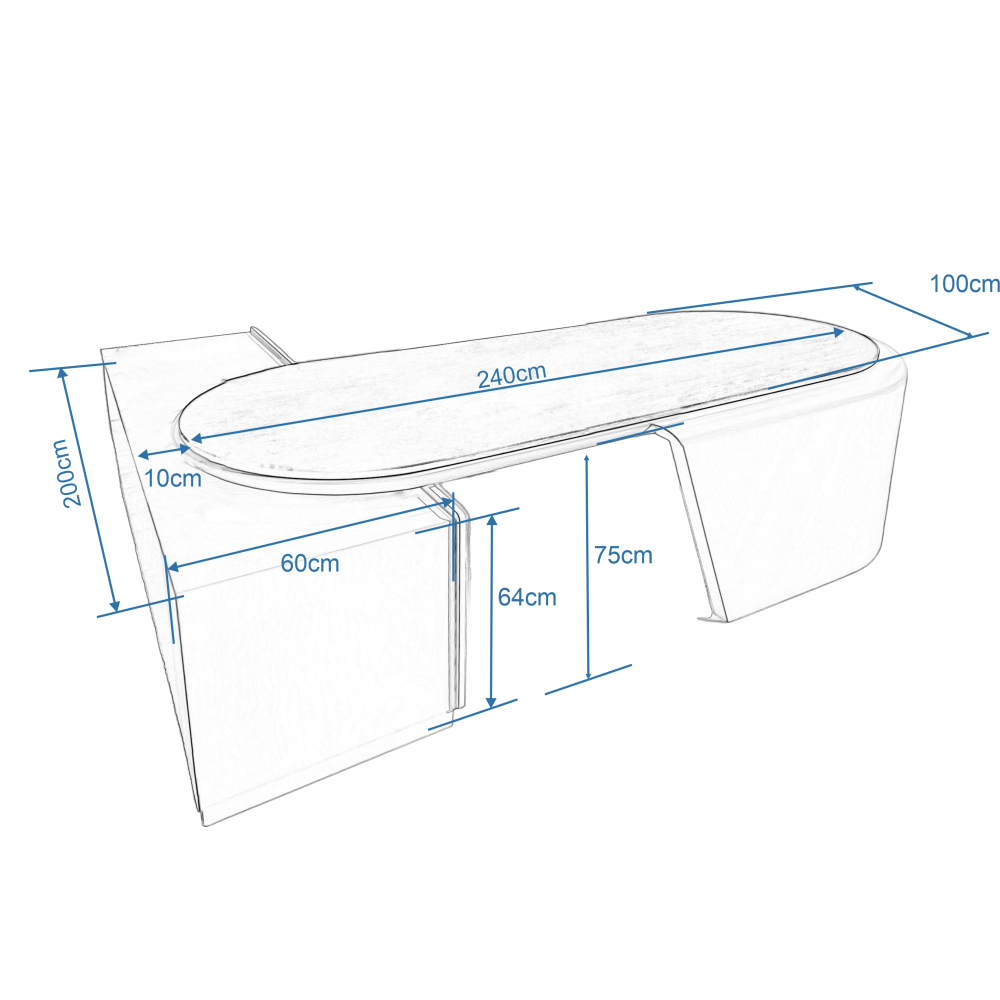 Ensemble de bureau d'autorité finale