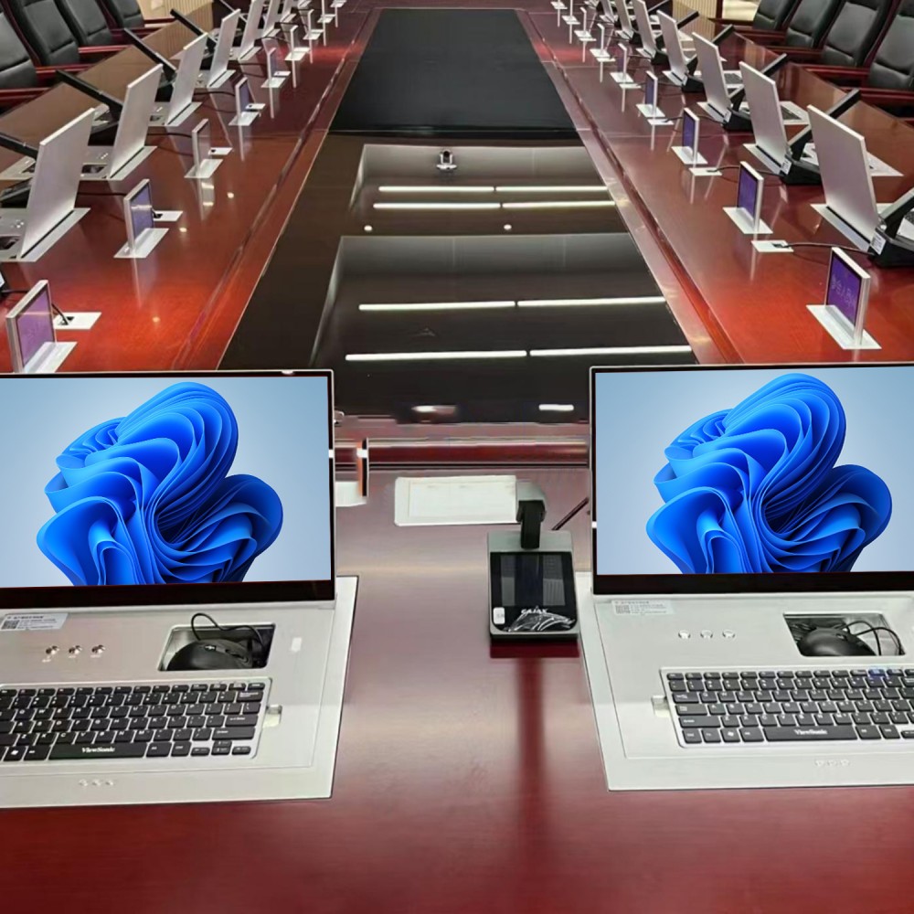 Moniteur rabattable motorisé