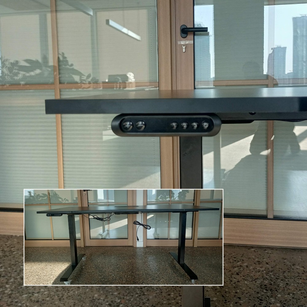 Bureau à roulettes motorisé à hauteur réglable IOM