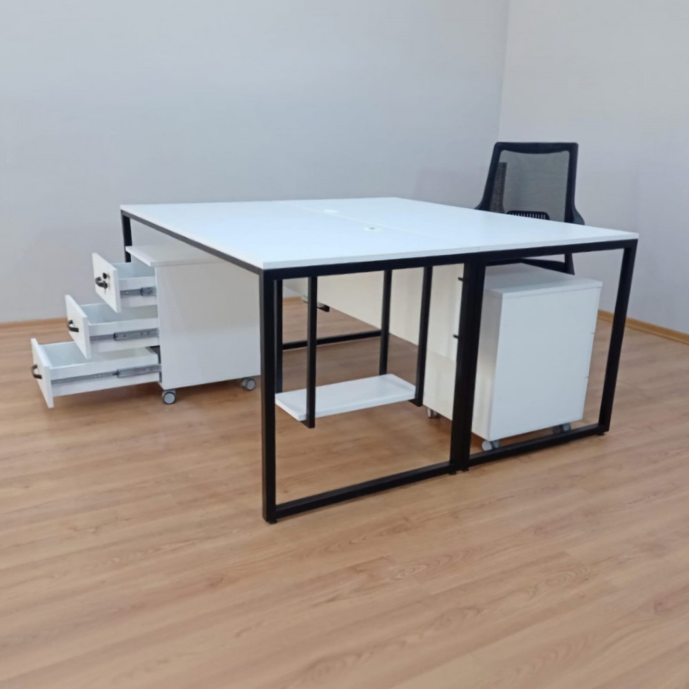 Bureau Binaire Keson Blanc
