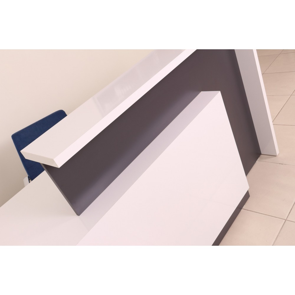 Box Office Bureau De Réception Table Blanc Anthracite Istanbul