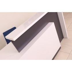 Box Office Bureau De Réception Table Blanc Anthracite Istanbul