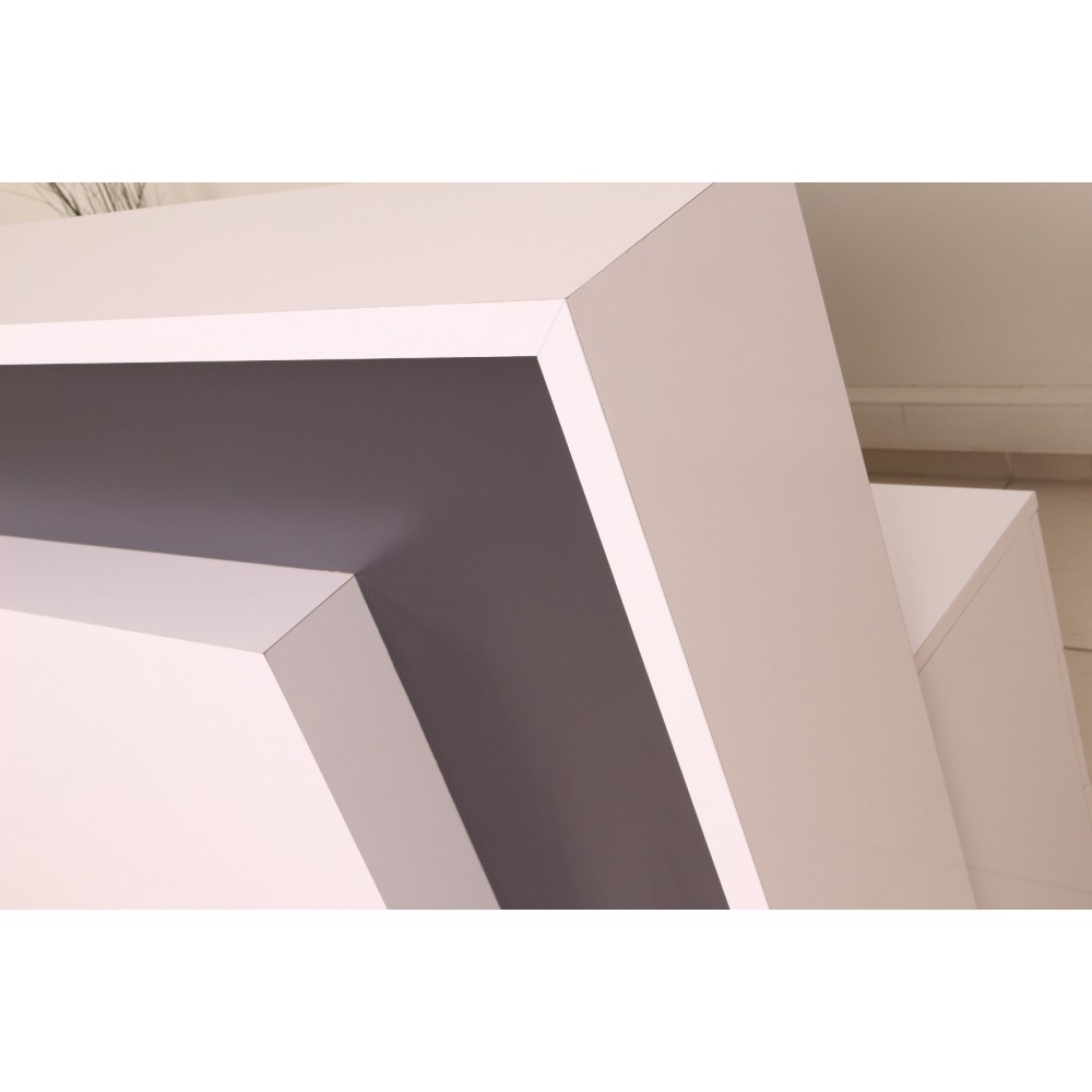 Box Office Bureau De Réception Table Blanc Anthracite Istanbul